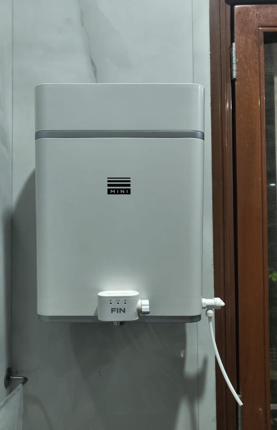 Customer photo review of FIN Mini Ultrafiltration (UF) Water Purifier