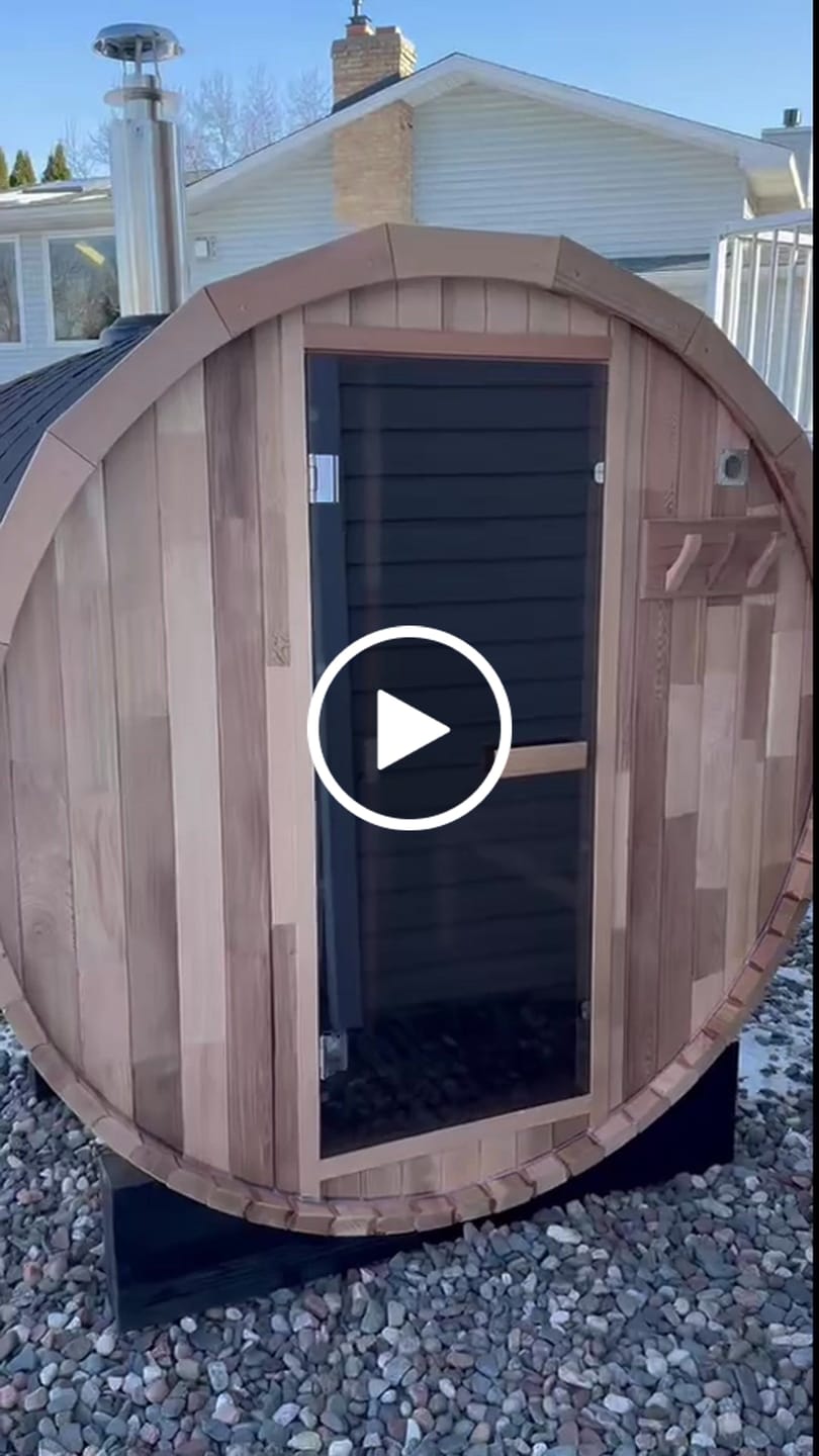 Customer video review of Smartmak® 4 People Barrel Sauna - Barrel 3