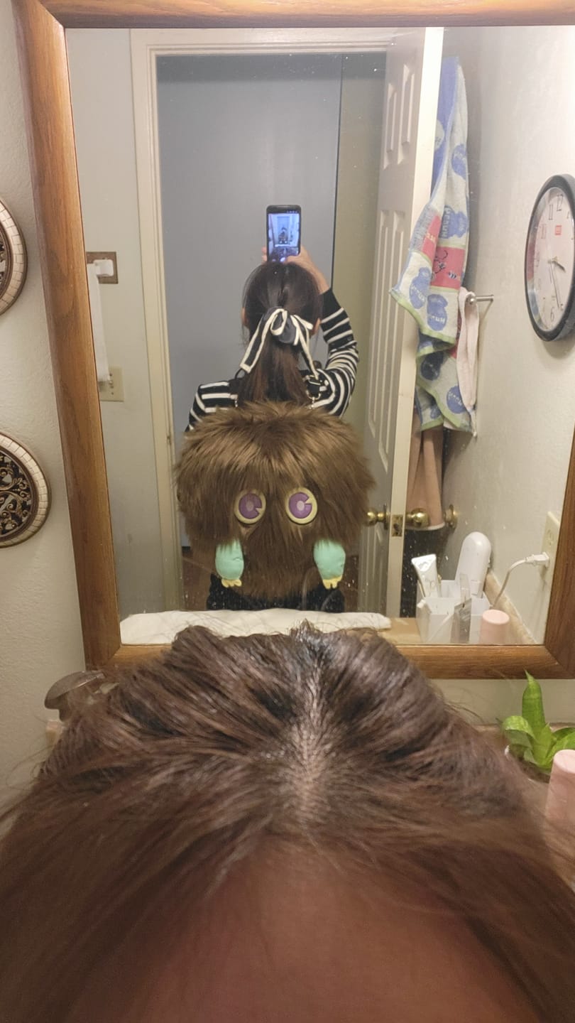 Customer photo review of Kuriboh Plush Bag