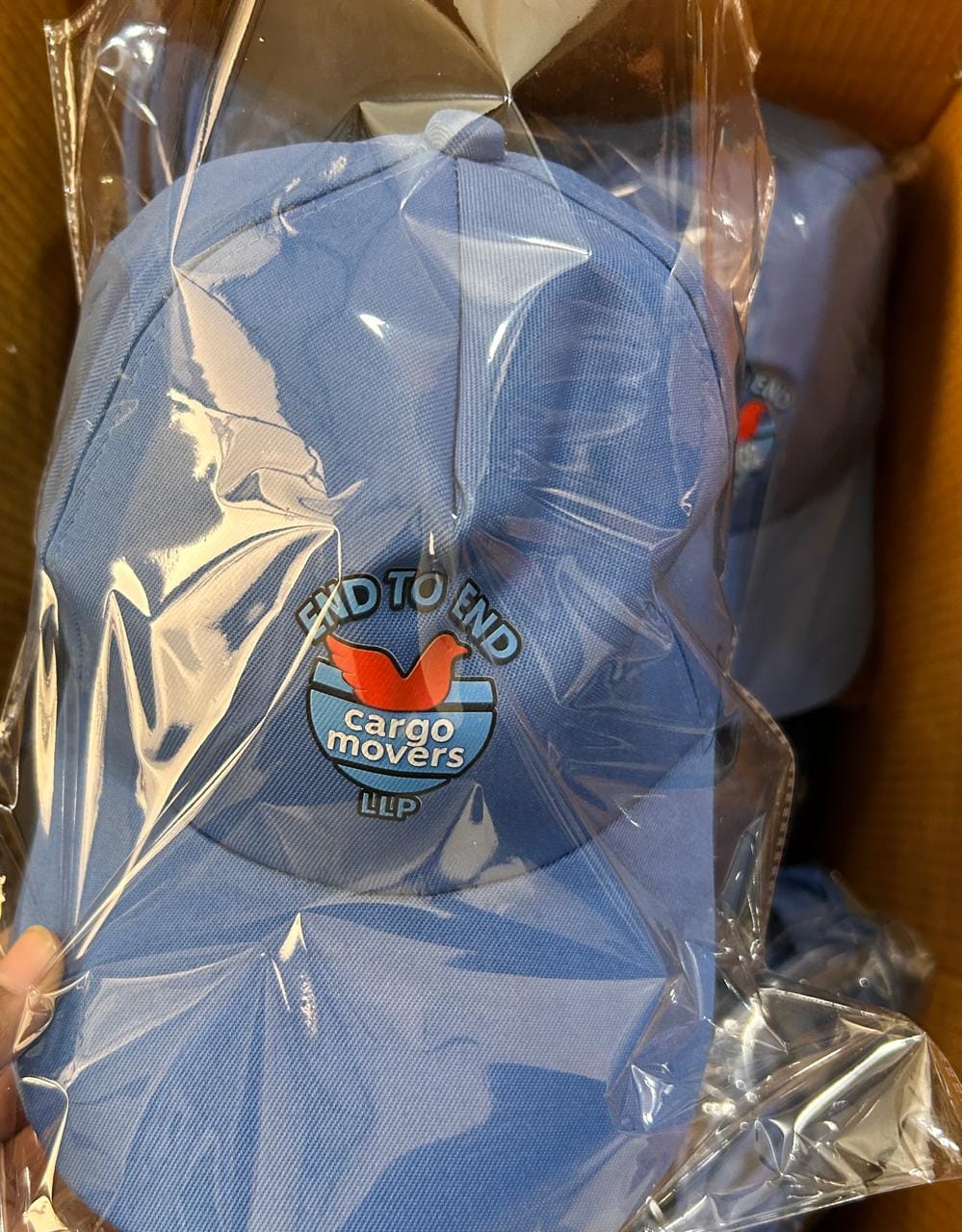 Customer photo review of Customized Caps | Customized With Your Company Logo | PrintMine.in
