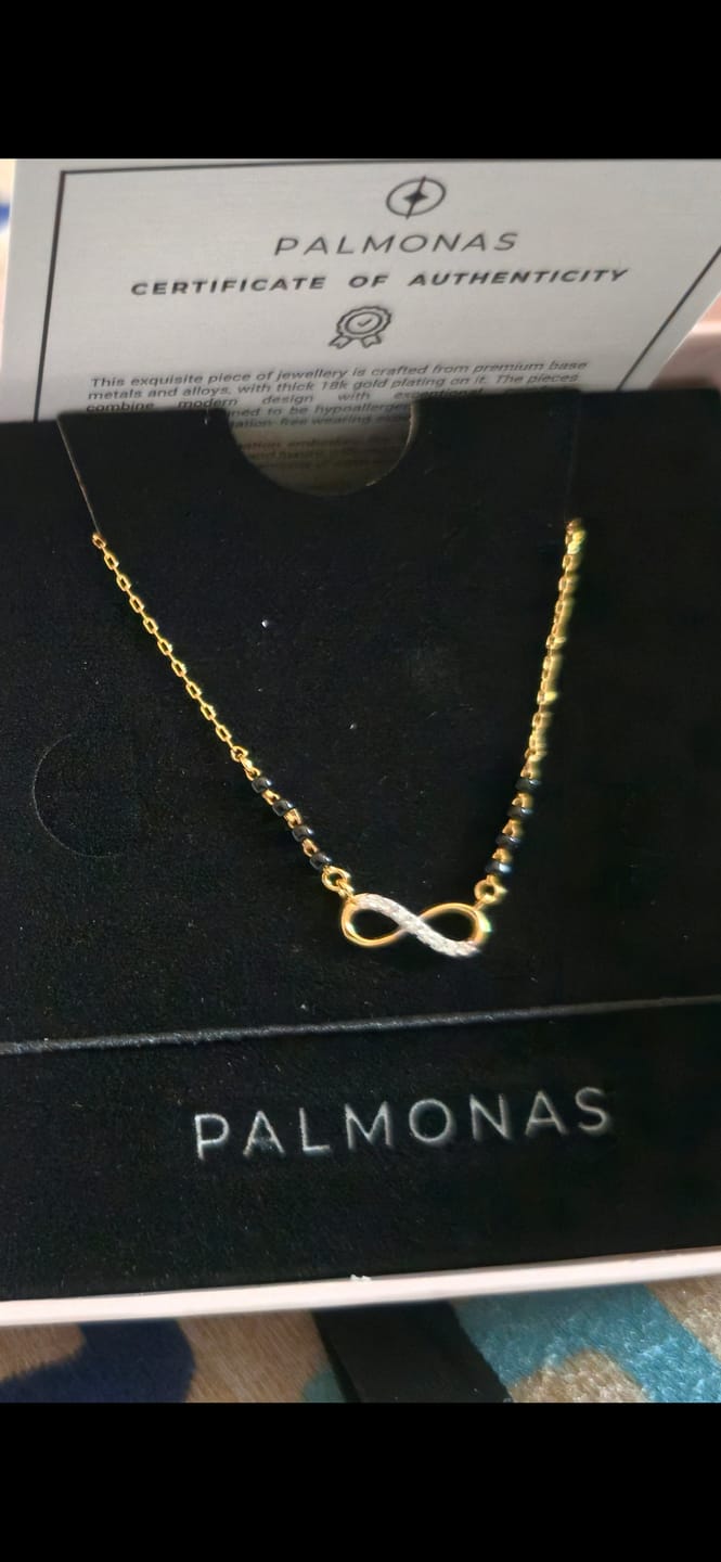 Customer photo review of Eternal Bond 925 Sterling Silver Mangalsutra