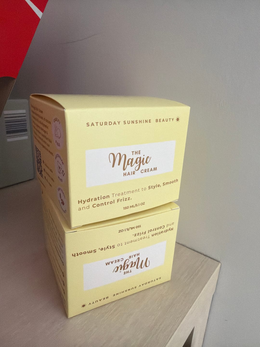 Customer photo review of The Magic Hair Cream