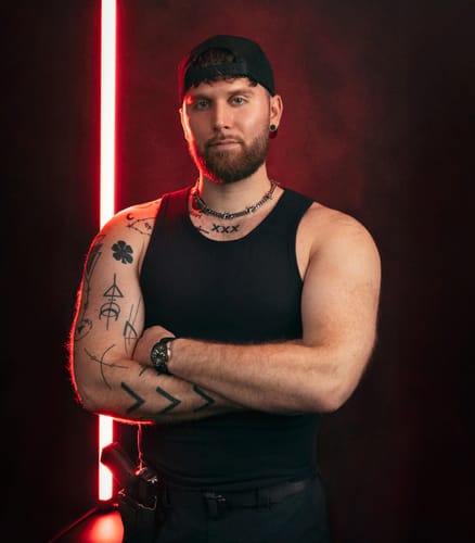 Customer photo review of Premium Ultra-Soft Cotton Fitted Tank 6 Pack