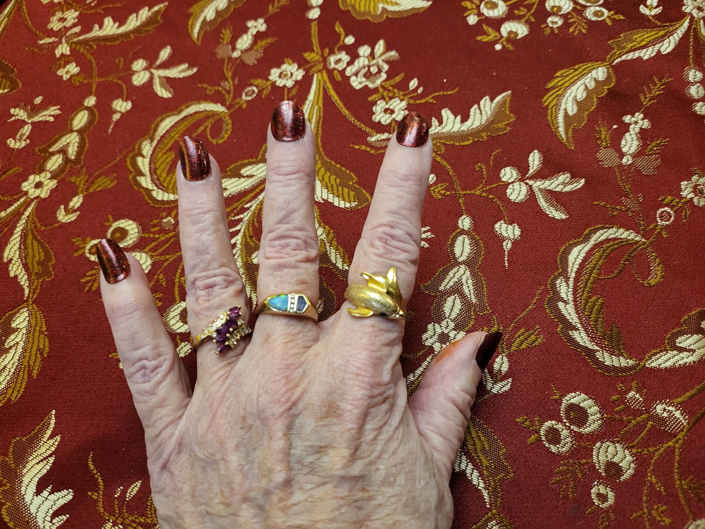 Customer photo review of Semicured UV Ruby Fire