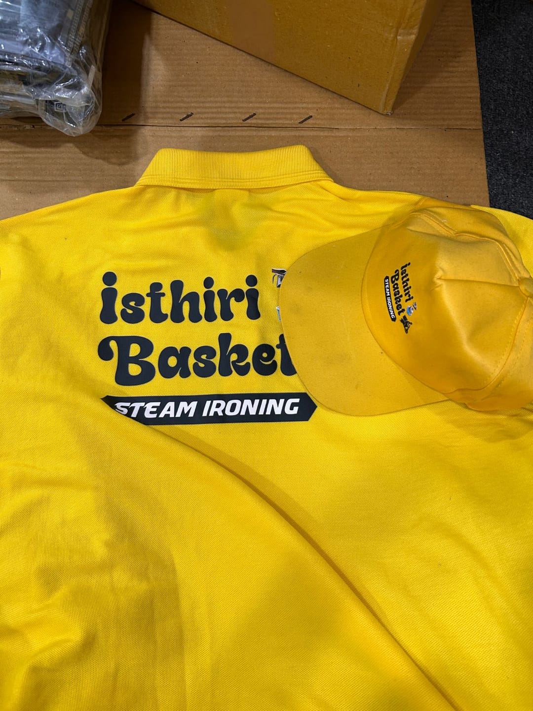Customer photo review of Customized Polo T-Shirt & Cap  | With Your Company Logo | PrintMine.in