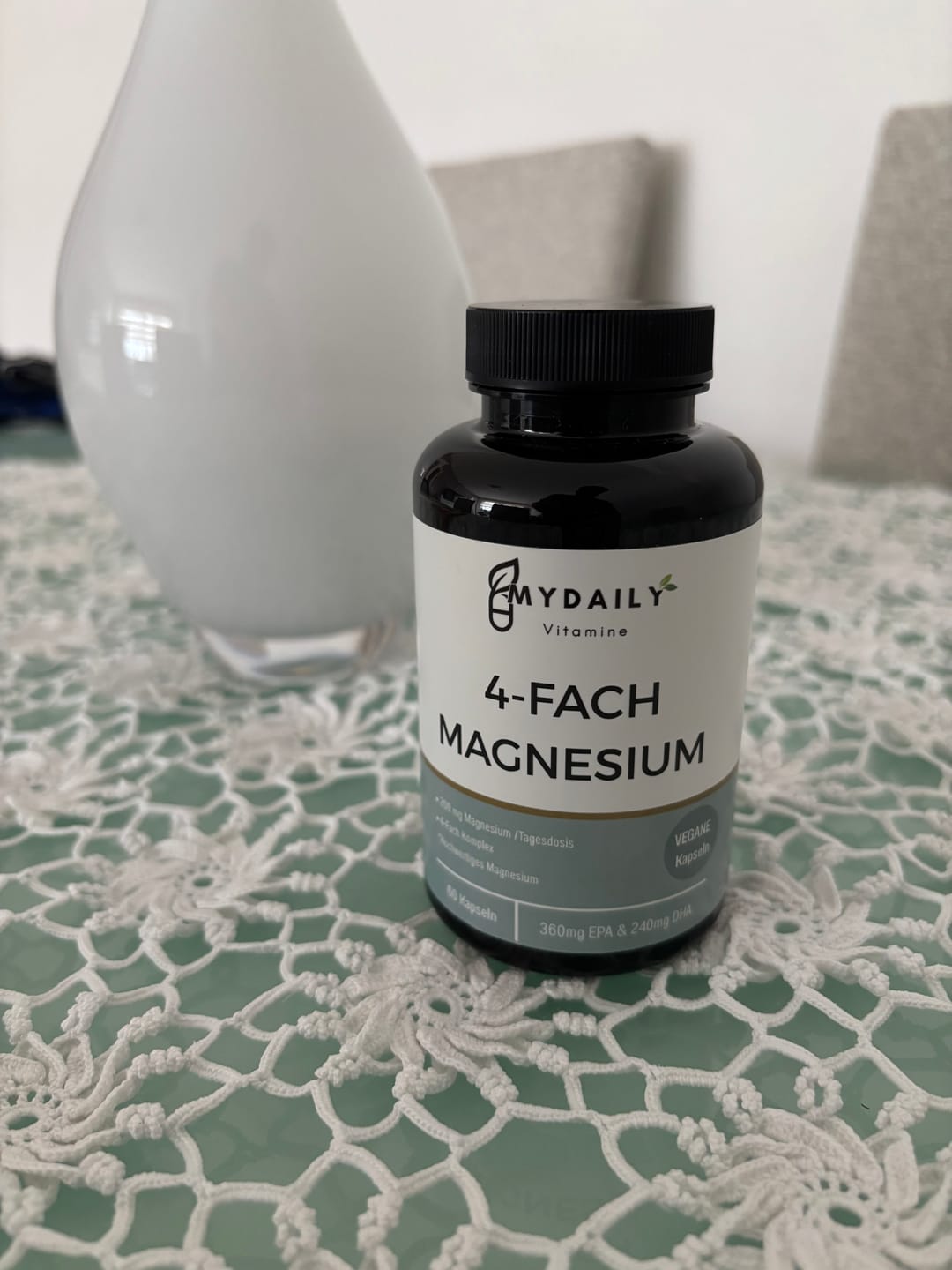 Customer photo review of Magnesium 4fach Komplex - 60 vegane Tabletten