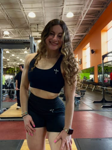 Customer photo review of Essential Sports Bra