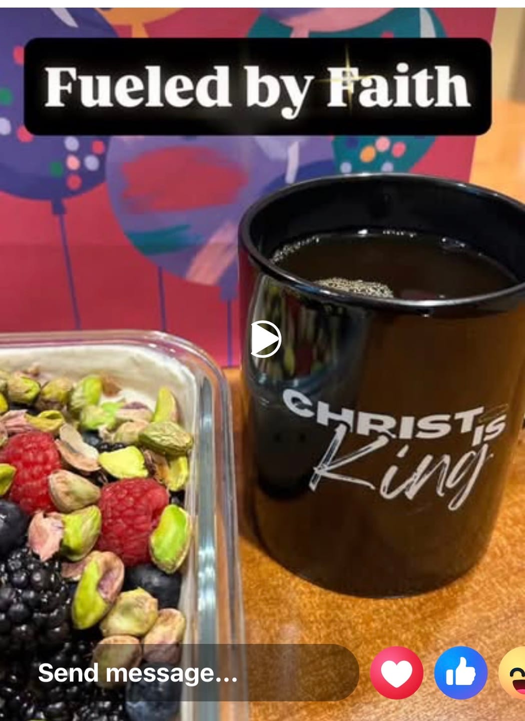 Customer photo review of Christ is King Mug