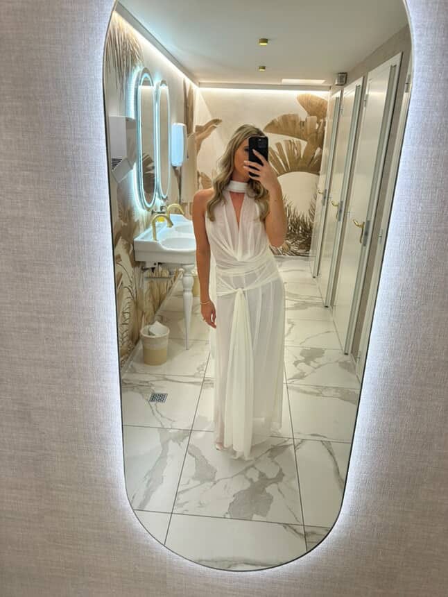 Customer photo review of The Hera Dress