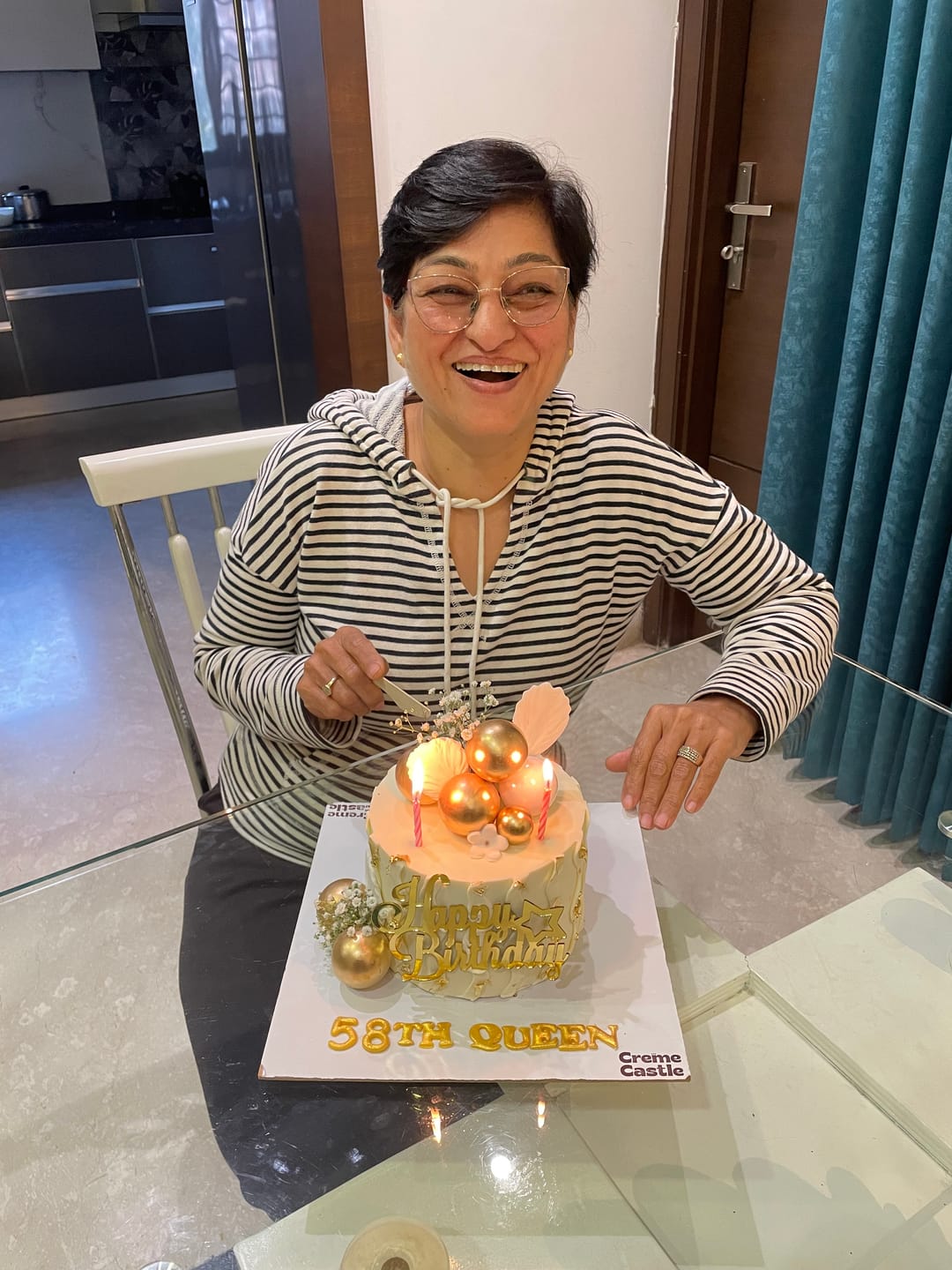 Customer photo review of Customized Flower Cake