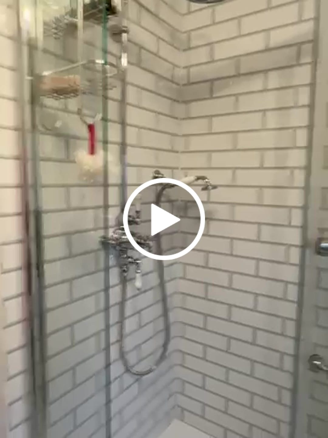 Customer video review of 10mm London Tile Gloss Shower Panel 1M x 2.4M