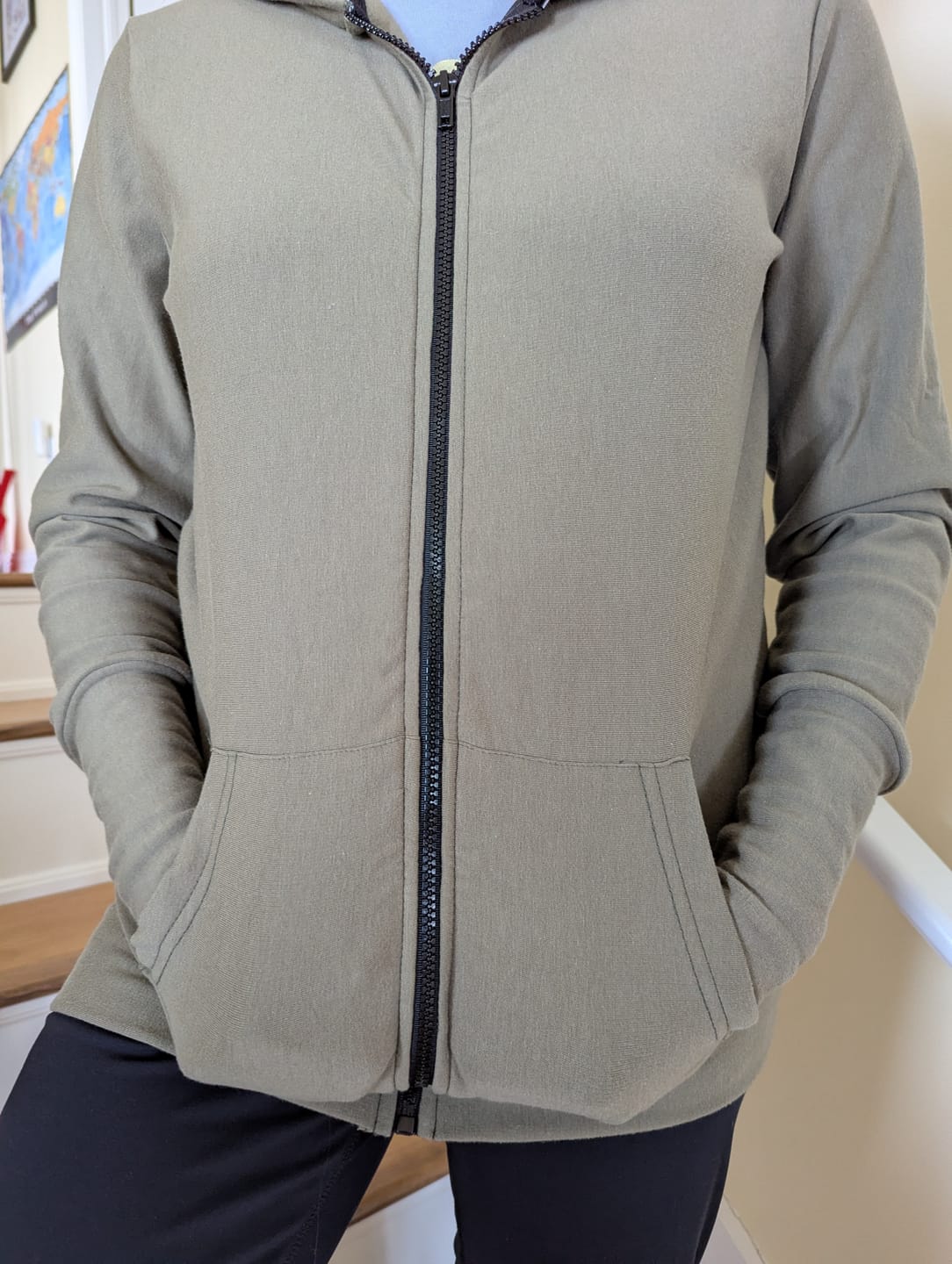 Customer photo review of *Freshly Baked* Zip Up Hoodie (Fleece)