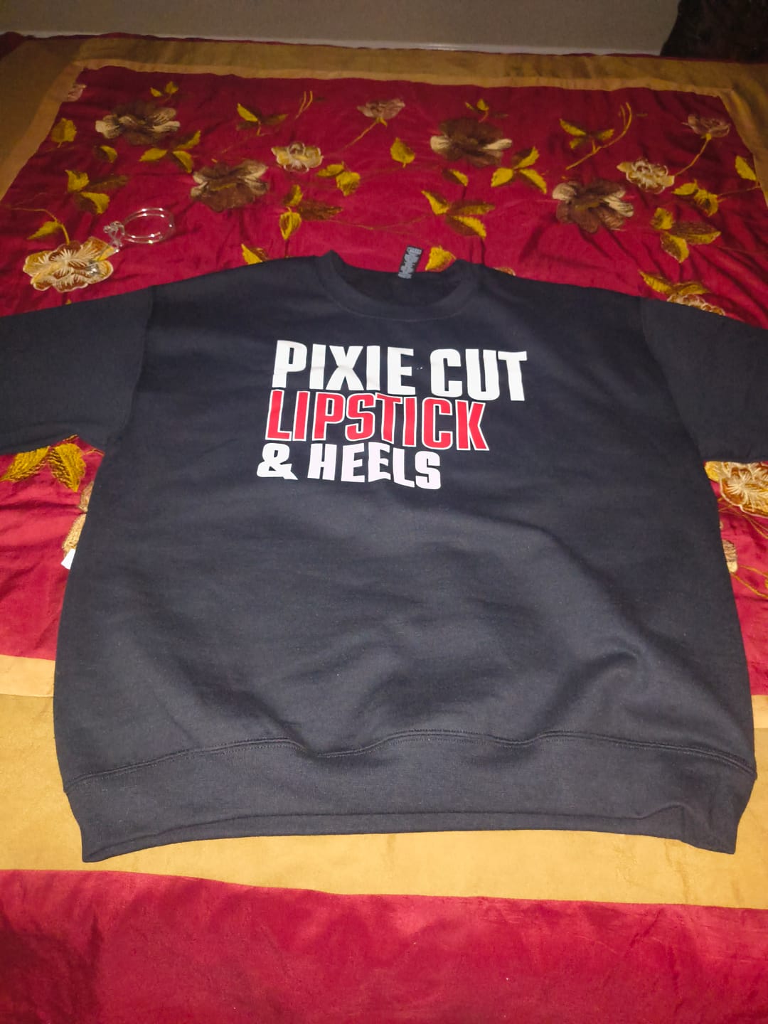 Customer photo review of Pixie Cut, Lipsitck, & Heels (blk)