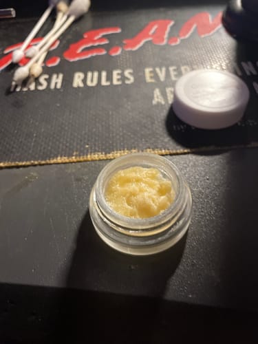 Customer photo review of Grape Ape | Live Resin Diamonds