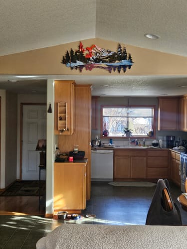 Customer photo review of Rocky Mountain Printed Wall Art