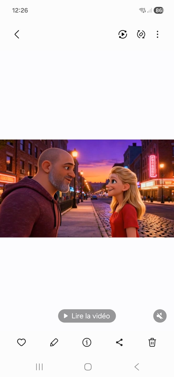 Customer photo review of Film d'animation 3D personnalisé style Disney Pixar