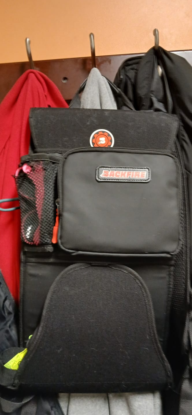 Customer photo review of Skateboard and Longboard Backpack By Backfire