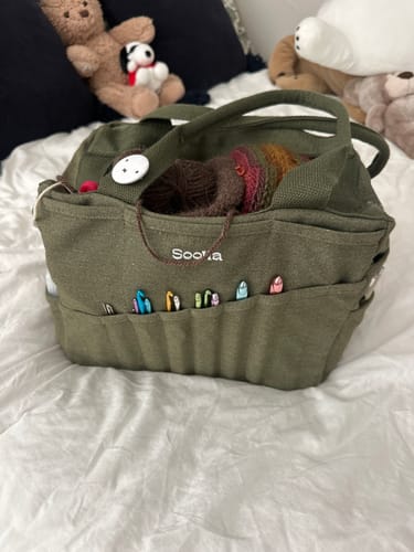 Customer photo review of Soolla® Studio Bag, Deep Forest Green