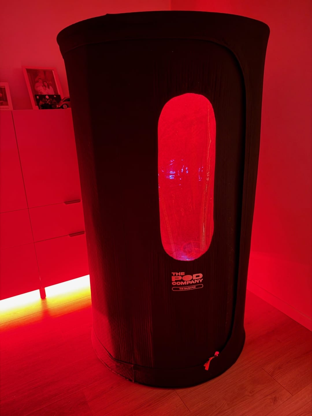 Customer photo review of The Sauna Pod