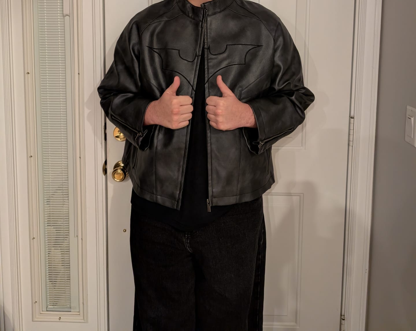 Customer photo review of 5214 - Batman Leather Jackets