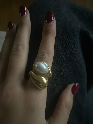 Customer photo review of Lustrous Teardrop