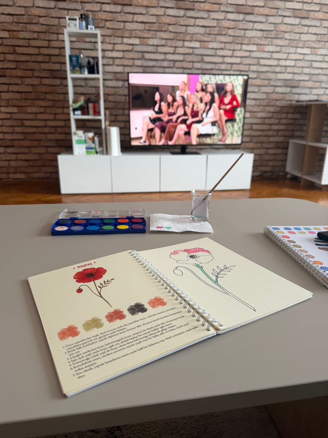 Customer photo review of Rehberli Sulu Boya Boyama Kitapları
