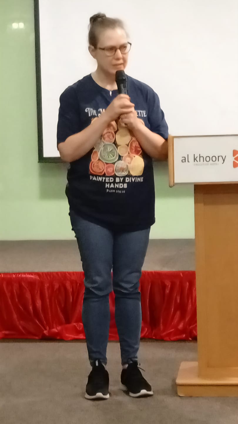 Customer photo review of The Master's Palette T-Shirt
