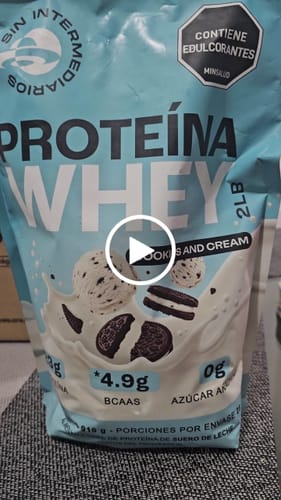 Customer video review of Proteína Whey - Cookies & Cream