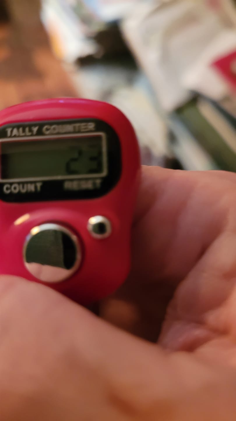 Customer photo review of Digital Row Counter