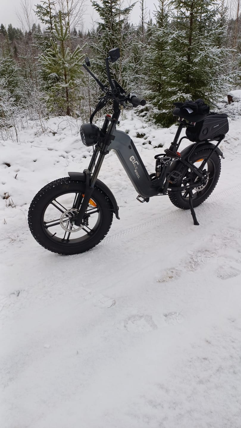 Customer photo review of CMACEWHEEL V20 750W 20" Fat Bike 960Wh Full Suspension E-bike with Torque Sensor 48V 20Ah Battery [Pre-Order]