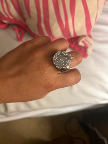 Customer photo review of CLEEF RING | SILVER BLACK