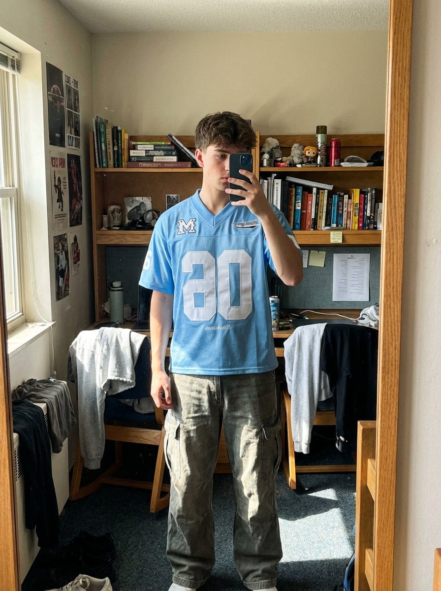 Customer photo review of Jersey Loose Satin 06 Stitching Sports T-Shirt