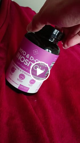Customer video review of Inositol+ Capsules - Hormone Balance & Healthy Ovarian Support for Women