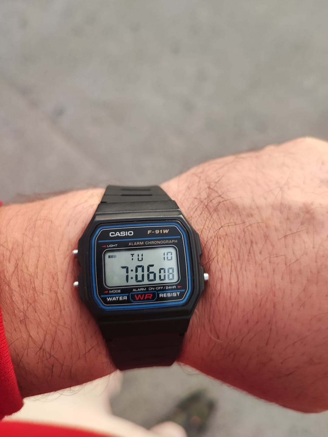 Customer photo review of Reloj Casio Vintage F-91W-1JH Packaging JDM