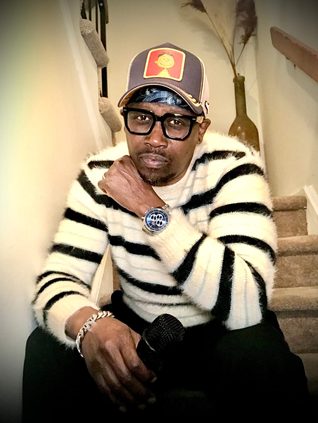 Customer photo review of OVERLORD X Peanuts: Franklin Trucker Cap