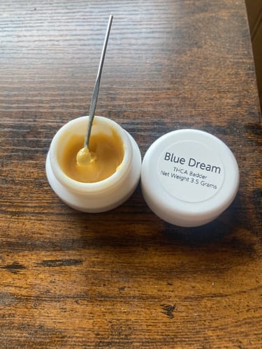 Customer photo review of Blue Dream | THCA Badder