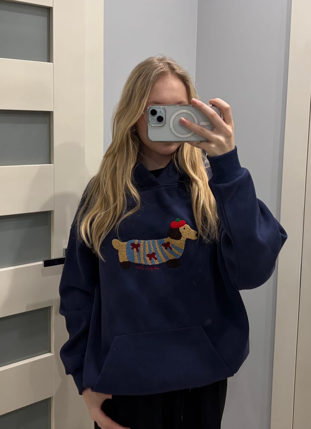 Customer photo review of Aelfric Eden Cartoon Dachshund Hoodie