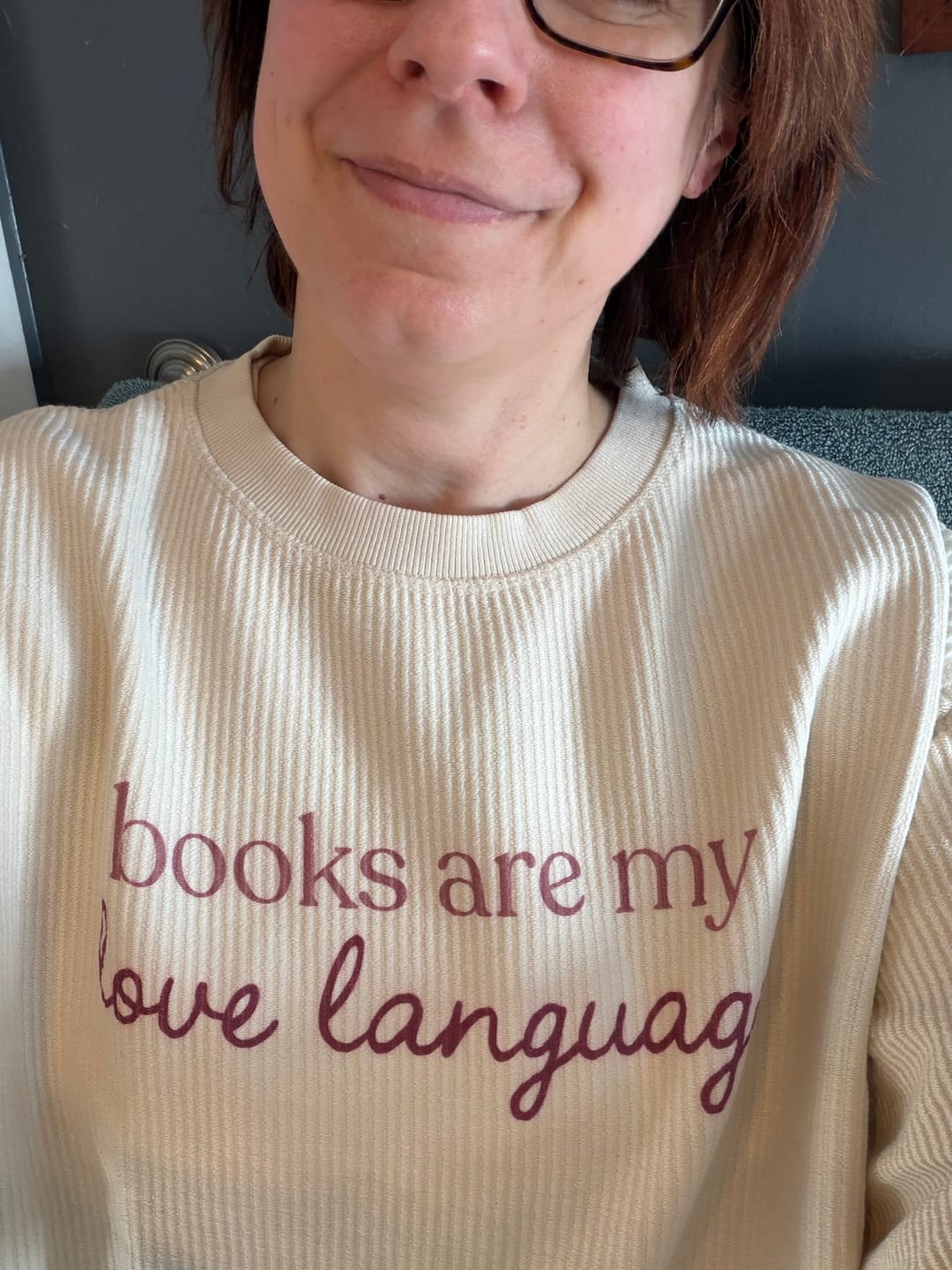 Customer photo review of Books Are My Love Language