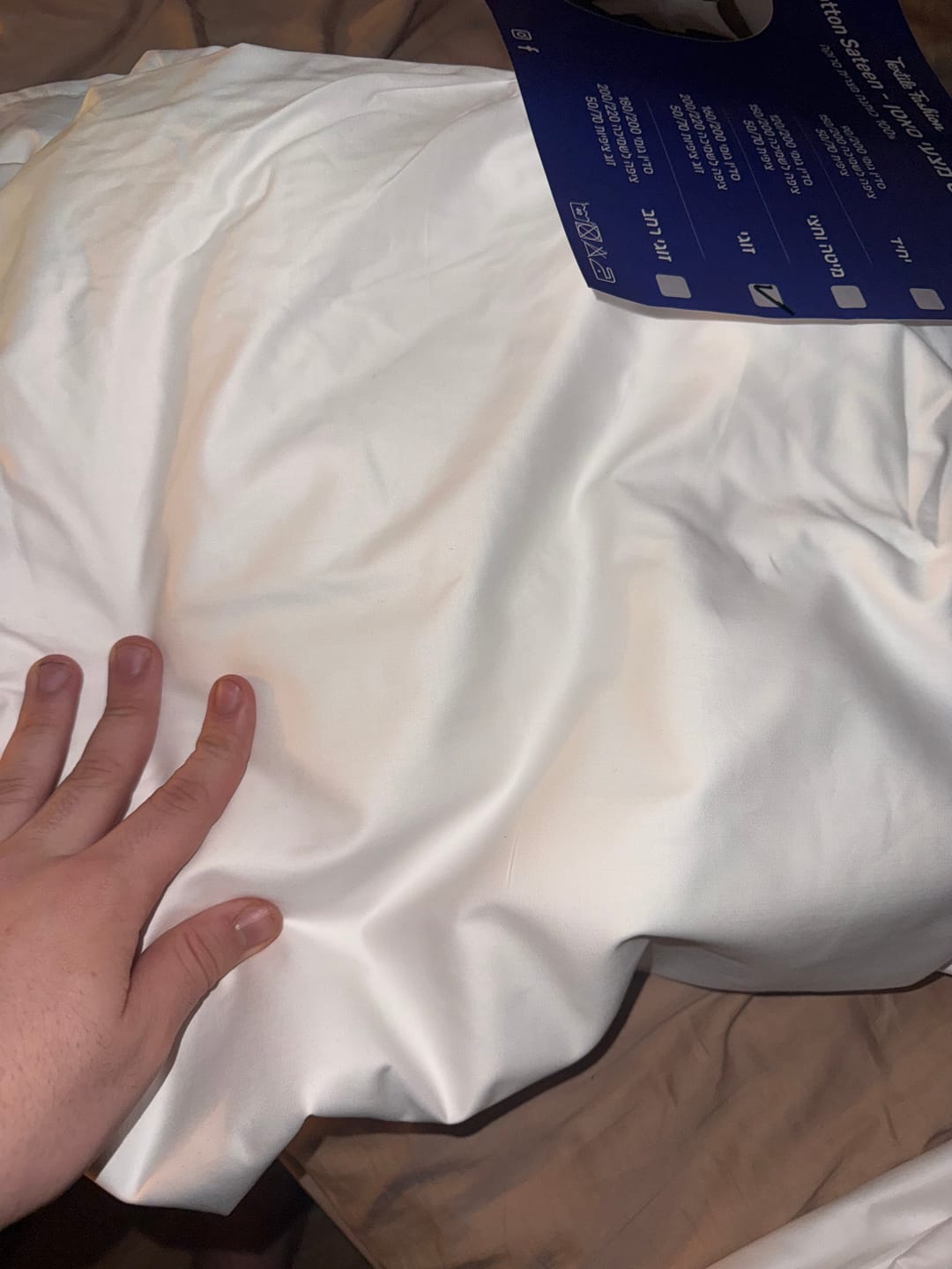 Customer photo review of סט מצעי - Luxury White
