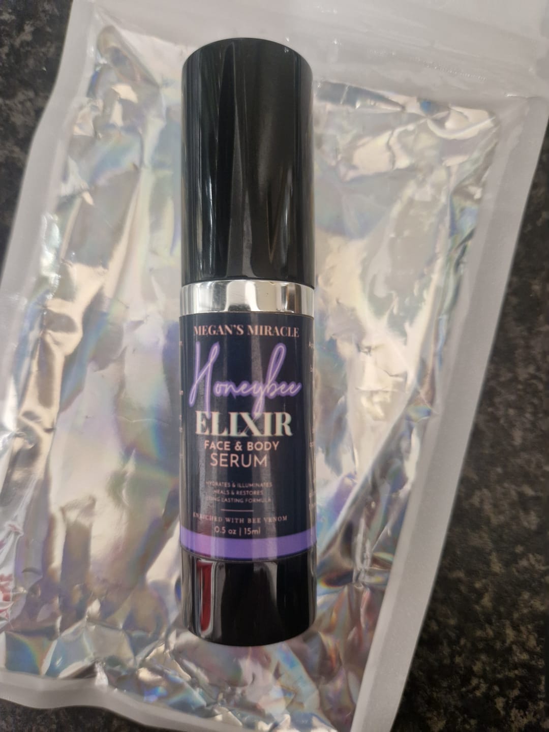 Customer photo review of Honeybee Venom Elixir Serum
