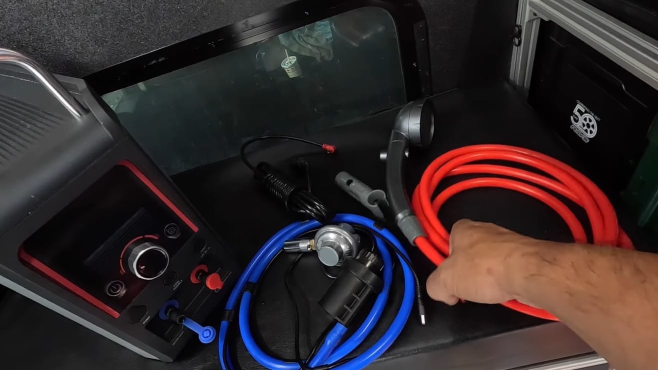 Customer photo review of Nano 3 Pro Portable Gas Hot Water System Camping and Off-Grid Shower