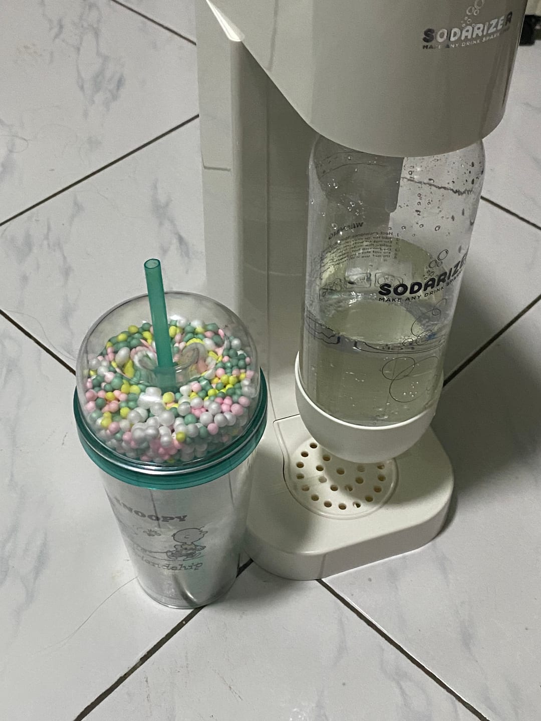 Customer photo review of Sodarizer Spark: Soda and Seltzer Water Maker