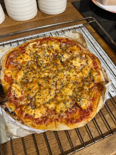 Customer photo review of Sourdough Pizza Bases