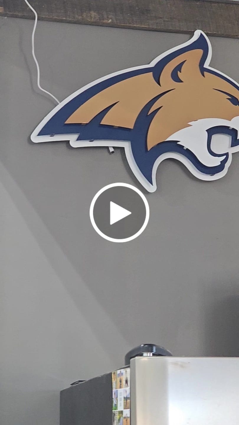 Customer video review of Montana State Bobcats 3D Metal Wall Art