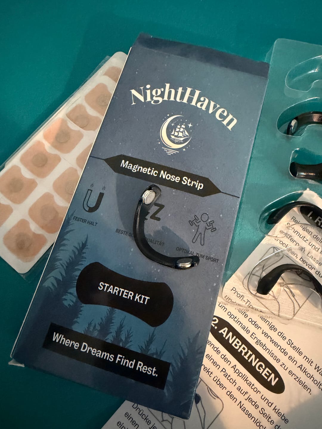 Customer photo review of Magnetic Nose Strip - Starter Kit