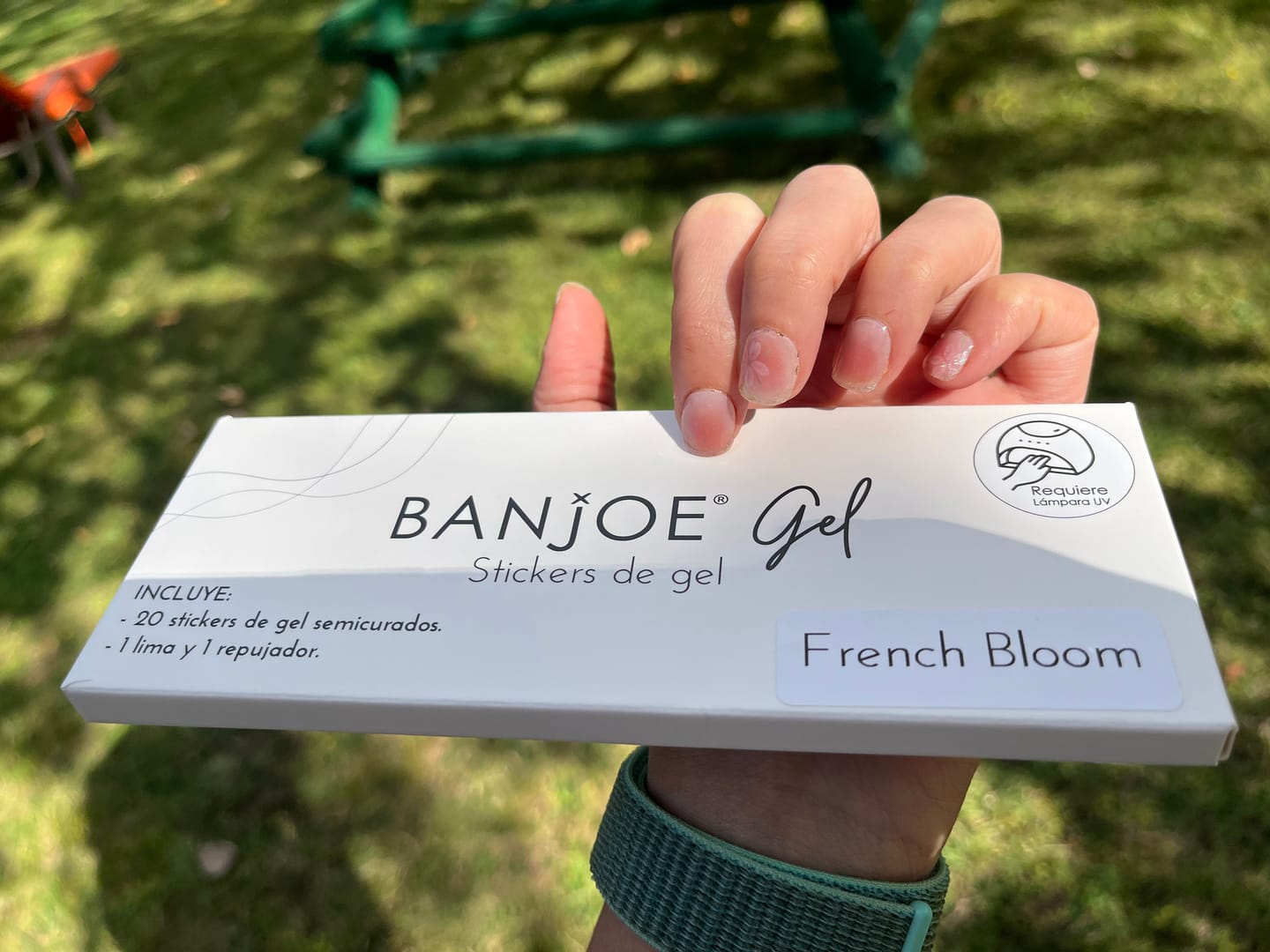 Customer photo review of French Bloom | Stickers de Gel