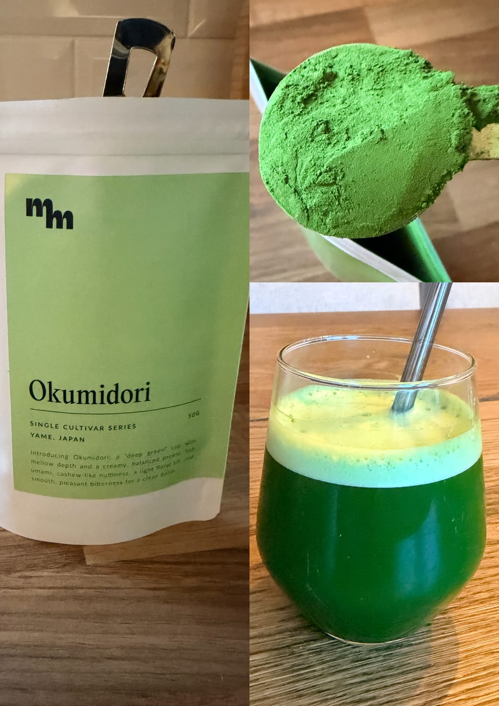 Customer photo review of Yame Okumidori First Harvest Matcha (50g)