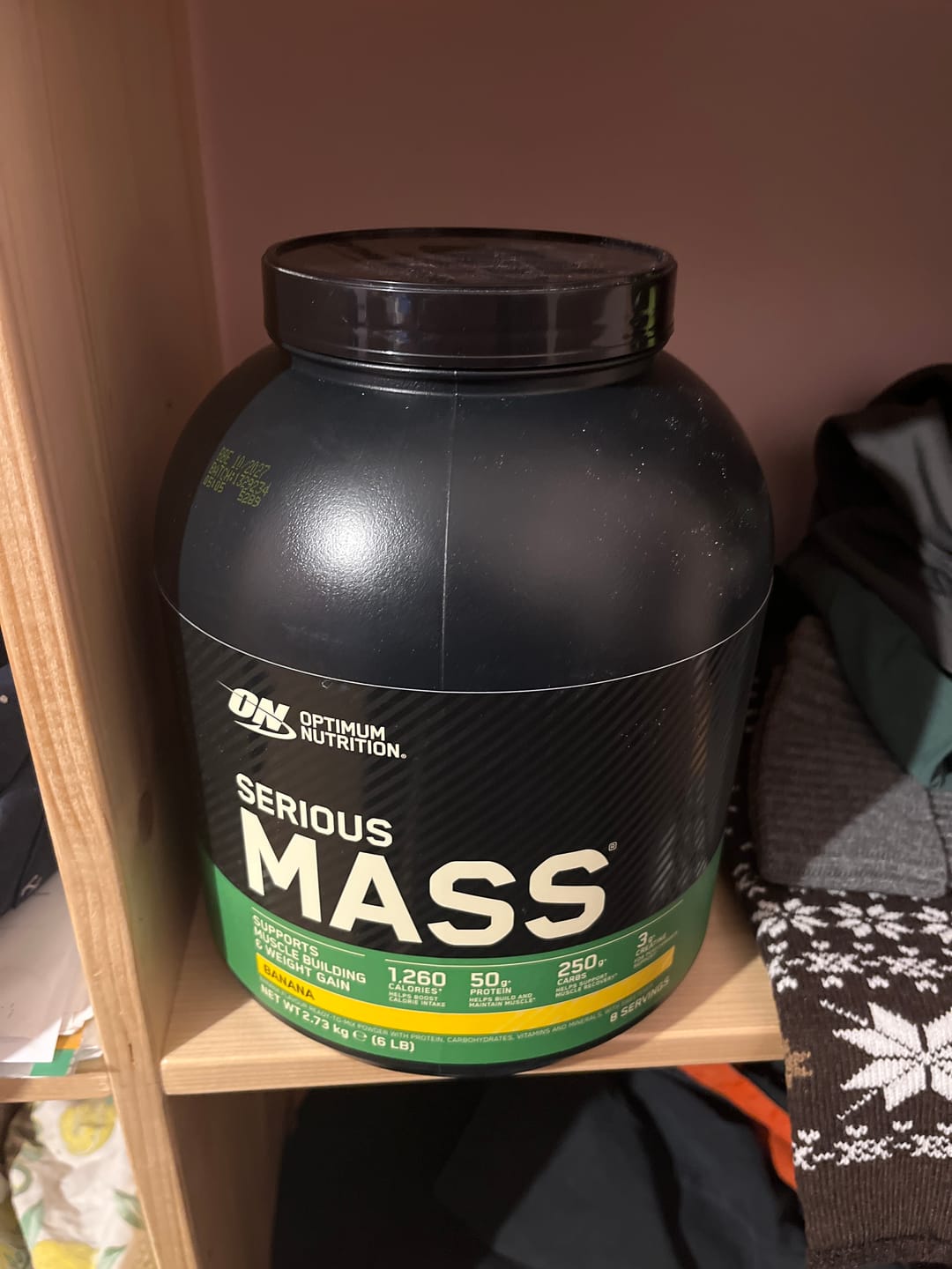 Customer photo review of ON™ Serious Mass (2.73 kg)