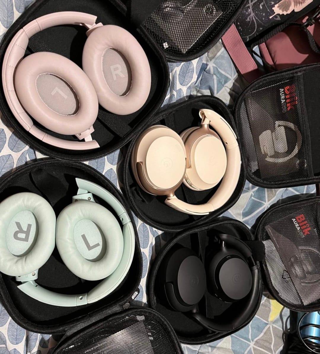Customer photo review of Audífonos Bluetooth Blik Neo Cancelación De Ruido 60H Rosa