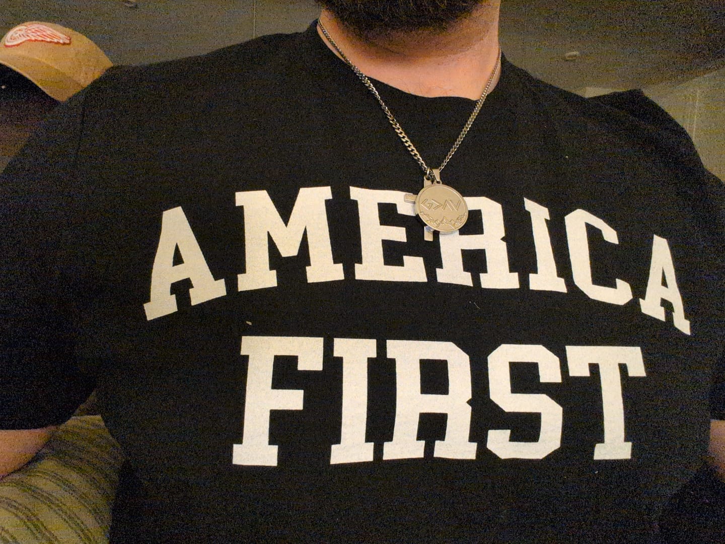 Customer photo review of America First Shirt